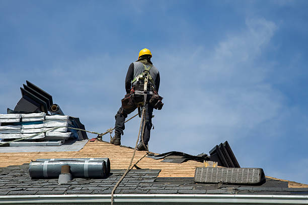 Professional Metal Roofing technician working in Elliott, IA